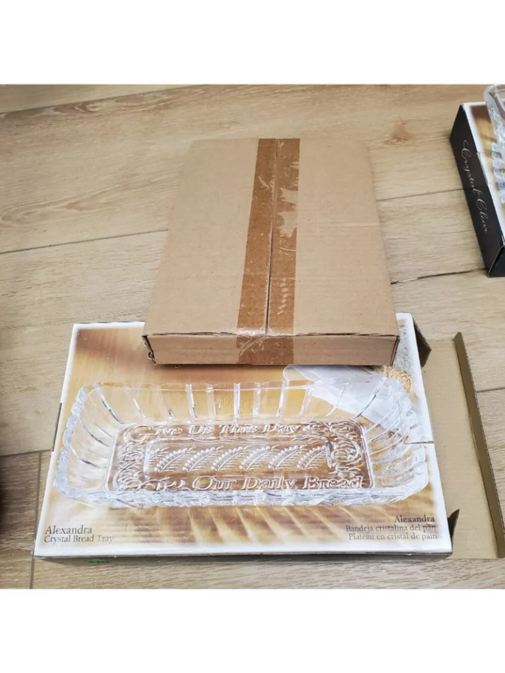 Alexandria Crystal Bread Tray 11” x 6.75